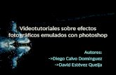 Videotutoriales para emular efectos fotográficos con photoshop