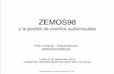 ZEMOS98 y la gestión de eventos audiovisuales