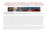 Pugna de modelos civilizatorios:  indigenismo o estados continente- Andrés Soliz Rada
