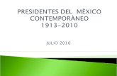 Presidentes del México Contemporáneo