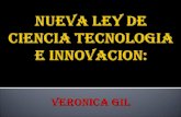 Nueva Ley De Ciencia Tecnologia E Innovacion