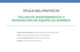 PROYECTO ABP "TALLER DE MANTENIMIENTO Y EQUIPO DE BOMBEO"