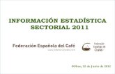 Información Estadística Sectorial 2011 (FEC)