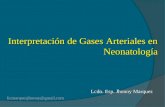 Interpretacion de gases arteriales en neonatologia