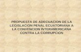 Legislación penal ecuatoriana
