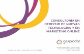 GESPRODAT - Consultoría en Derecho de Nuevas Tecnologías y en Marketing Online 2014