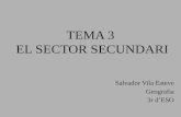 Tema 3.  El sector secundari