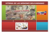 Vitrina de las misiones bolivarianas