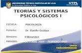 Teorias Y Sistemas Psicologicos I IIBimestre
