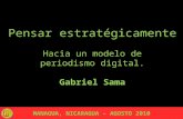 Gabriel Sama presentacion Managua, Nicaragua