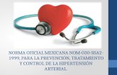 Norma oficial mexicana nom 030-ssa2-1999, para la prevención de la HA.