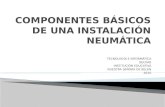 Componentes básicos de una instalación neumática