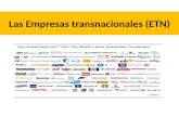 Las empresas transnacionales (ETN)