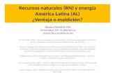 Recursos naturales en America Latina y primarización
