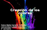 Como se crean los colores