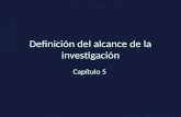 U2 sesion3-definicióndelalcance de la investigacion