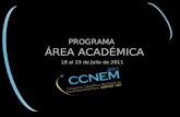 Programa área académica