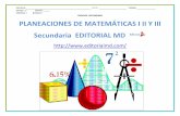Planeacion de matematicas secundaria 1 2 y 3 grado   planificacion para matematicas