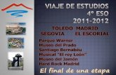 Viaje de estudios 2011 2012-4 eso madrid