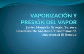 Vaporización y presión del vapor