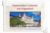Expressões Comuns em Espanhol