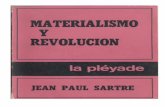 Jean Paul Sartre - Materialismo y revolución.