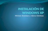 Instalación de windows xp