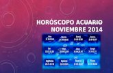Horóscopo de Acuario para Noviembre 2014