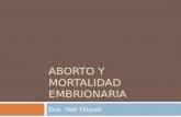 aborto y mortalidad embrionaria