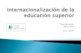 EFyDE - Internacionalización de la Educación Superior - Anna Ladrón