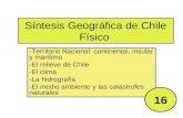 SíNtesis GeográFica De Chile FíSico 16