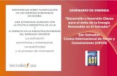 Experiencia sobre planificacion de energia renovable en espan¦âa