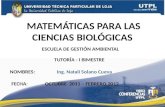 UTPL-MATEMÁTICAS PARA LAS CIENCIAS BIOLÓGICAS-I-BIMESTRE-(OCTUBRE 2011-FEBRERO 2012)