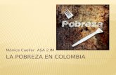 La pobreza en colombia