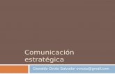 Comunicación estratégica 2012 slide share