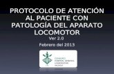 Protocolo de atencion al paciente con patologia del aparato locomotor