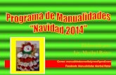 Proyecto de manualidades navidad 2014
