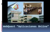 WebQuest "Aplicaciones Online"