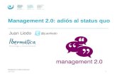 introducción a management 2.0. Congreso de telecentros