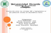 Interacción de sistemas ABO y  haptoglobulina en una poblacion chilena de descendencia mixta