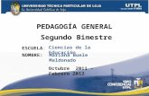 UTPL-PEDAGOGÍA GENERAL-II-BIMESTRE-(OCTUBRE 2011-FEBRERO 2012)