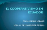 IFI'S El cooperativismo en ecuador