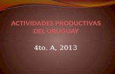 Actividades productivas del uruguay 4to. a 2013