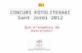Què m'enamora de Barcelona? 2012
