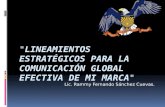 Lineamientos estratégicos para la comunicación global efectiva
