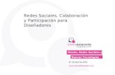 Presentacion lorena amarante redes sociales, colaboración y participación