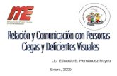 RelacióN Y ComunicacióN Con Personas Ciegas Y Deficientes Visuales