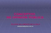 Conceptos de Opinión Publica