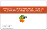Investigación de mercados de Fuze Tea