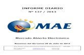 Informe Diario MAE - 29-07-2013